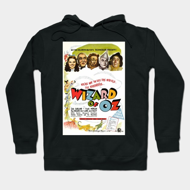 The Wizard of Oz Hoodie by RockettGraph1cs